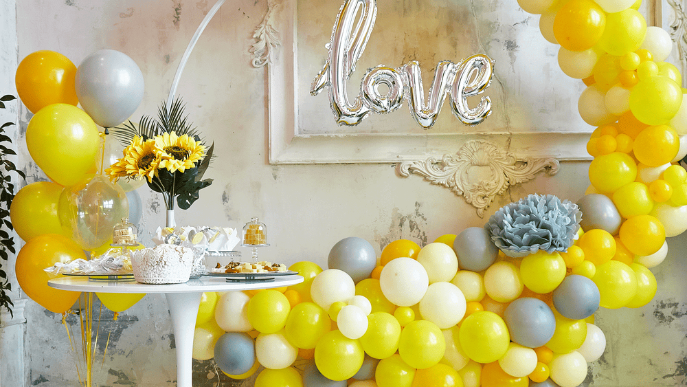Decoraciones con globos: Ideas creativas para bodas de primavera