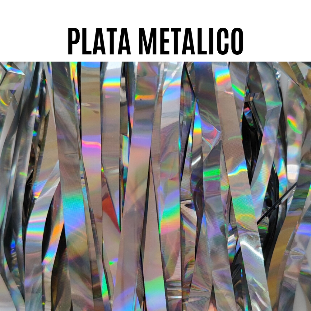 CORTINA METÁLICA PLATA METÁLICO