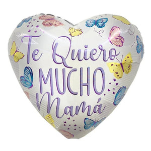 GLOBO 18" MAMA TE QUIERO MUCHO MAMA