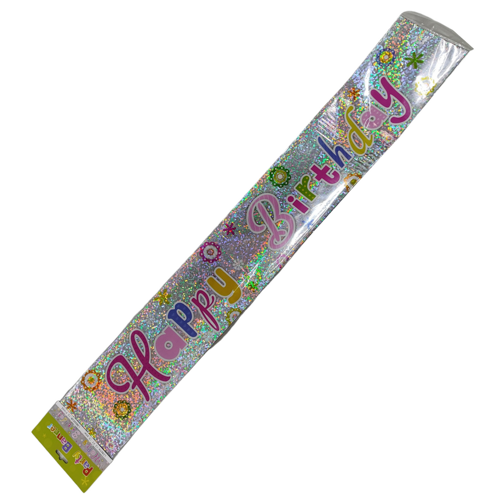 BANDERIN O BANDA CUMPLEAÑOS HAPPY BIRTHDAY