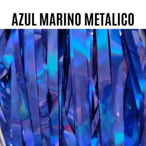 CORTINA METÁLICA AZUL REY METÁLICO