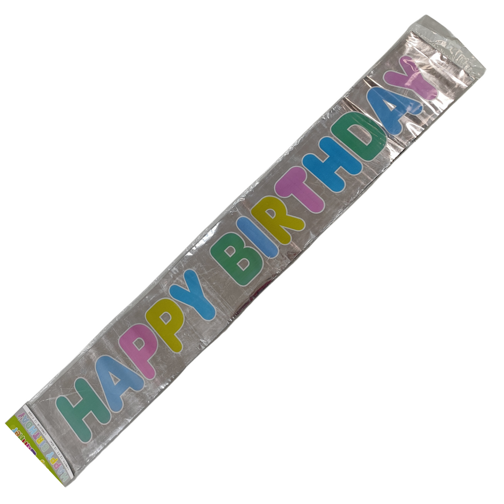 BANDERIN O BANDA CUMPLEAÑOS HAPPY BIRTHDAY