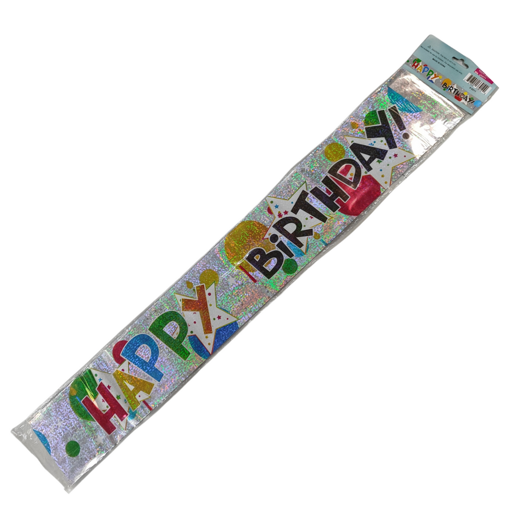 BANDERIN O BANDA CUMPLEAÑOS HAPPY BIRTHDAY