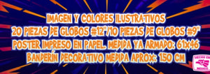 KIT DECORATIVO ESCENARIO PARA FOTOS ¡GOKU DRAGON BALL!