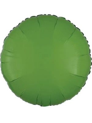 GLOBO METALICO REDONDO 18" SOLIDO VERDE KIWI