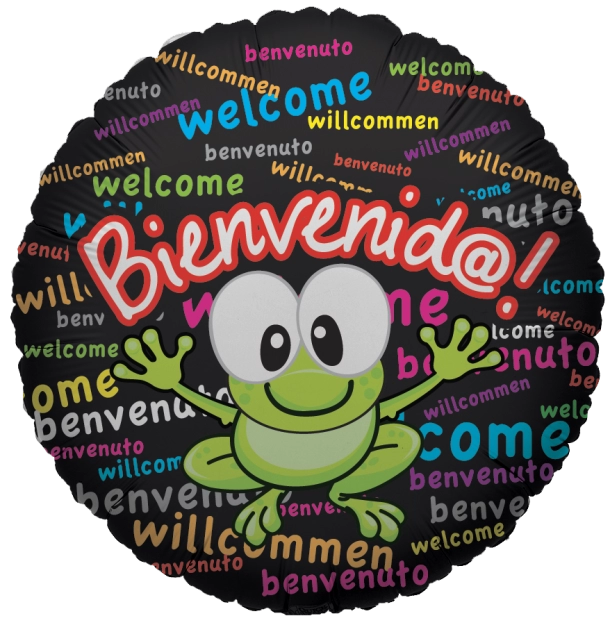 GLOBO 18" BIENVENIDO BIENVENID@!