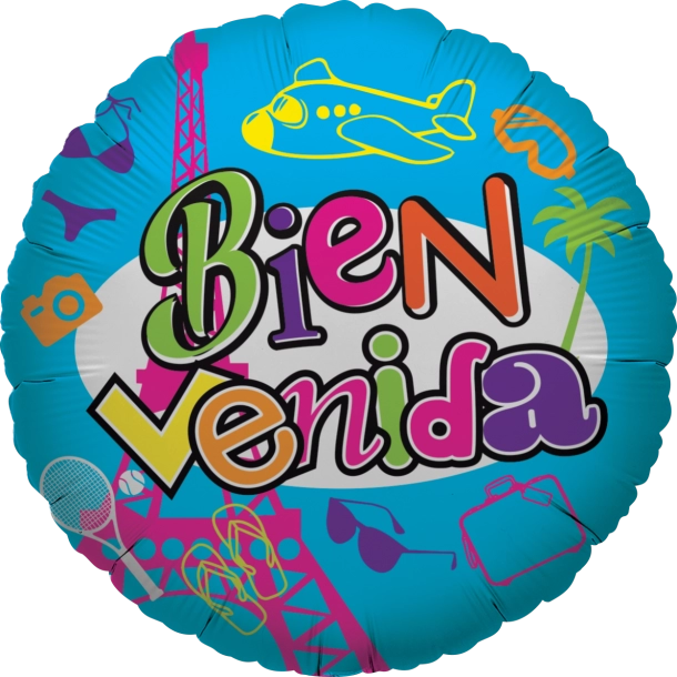 GLOBO 18" BIENVENIDO BIENVENIDA