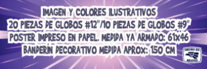 KIT DECORATIVO ESCENARIO PARA FOTOS ¡INTENSAMENTE!