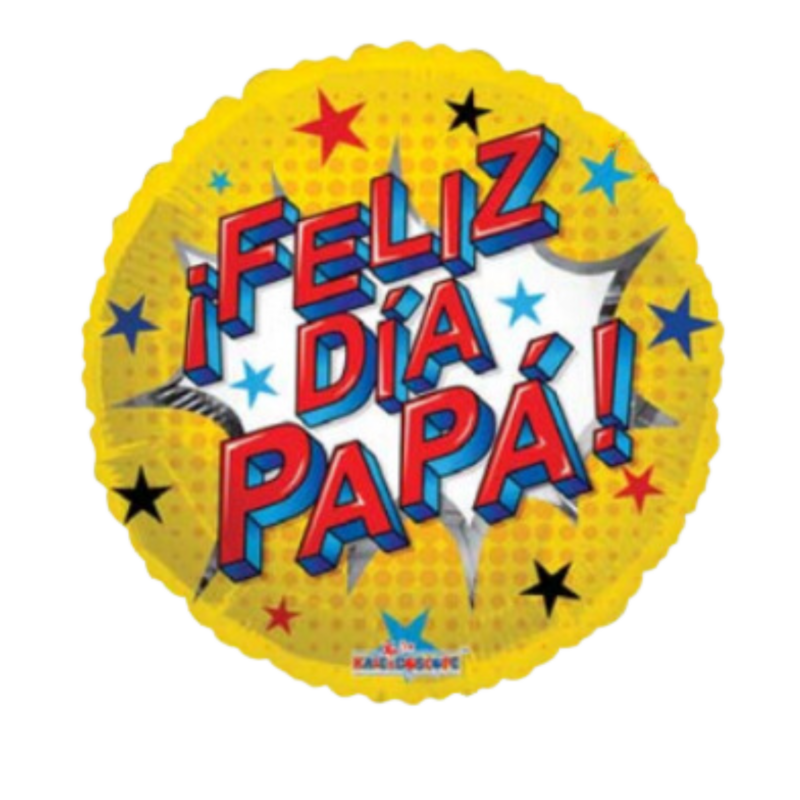 GLOBO METALICO 18" PAPA FELIZ DIA PAPA