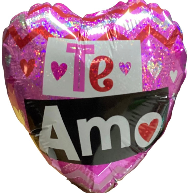 GLOBO METALICO 9" AMOR TE AMO