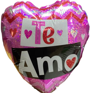 GLOBO METALICO 9" AMOR TE AMO