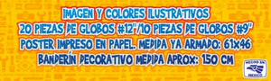 KIT DECORATIVO ESCENARIO PARA FOTOS ¡MARIO BROS!