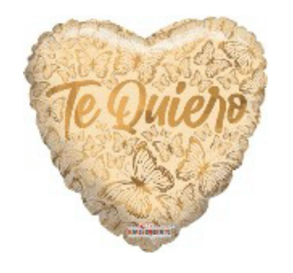 GLOBO METALICO 18" AMOR  TE QUIERO
