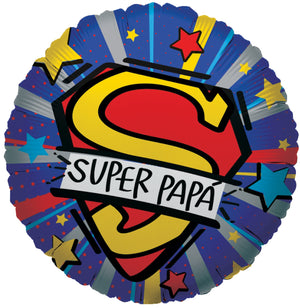 GLOBO METALICO 18" PAPÁ SUPER PAPA