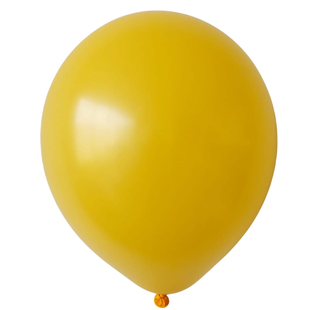 GLOBO DE LATEX 12" LEMON YELLOW O AMARILLO LIMON