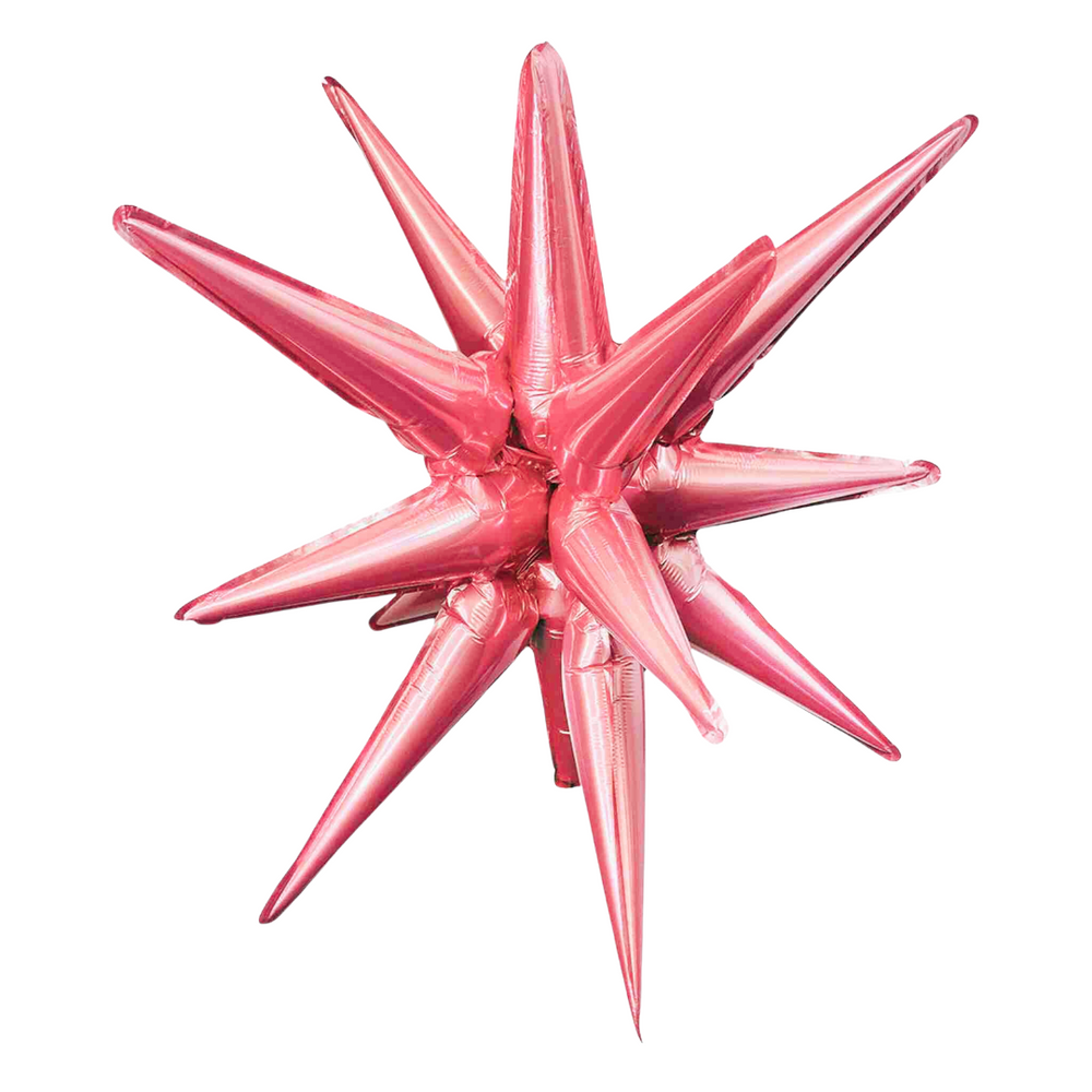 ESTRELLA EXPLOSIVA 27" ROSA NEON STARBURST