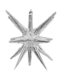 ESTRELLA EXPLOSIVA 22" PLATA STARBURST