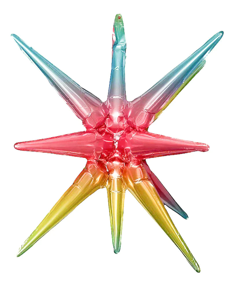 ESTRELLA EXPLOSIVA 27" ARCOIRIS STARBURST