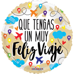 GLOBO 18" DESPEDIDA QUE TENGAS UN MUY FELIZ VIAJE