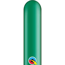 GLOBO DE LATEX 260 EMERALD GREEN O VERDE ESMERALDA