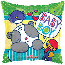 GLOBO METALICO 18" BEBE BABY BOY