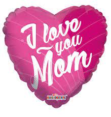 GLOBO METALICO 9" MAMA I LOVE YOU MOM