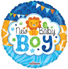 GLOBO 9" BEBE NEW BABY BOY