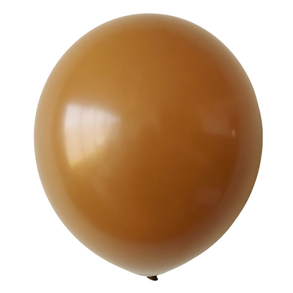 GLOBO DE LATEX 12" KHAKI O CAFE OSCURO