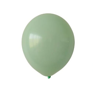GLOBO DE LATEX 5" MACARRON GREEN O VERDE PASTEL