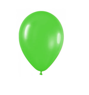 GLOBO DE LATEX 12" LIME GREEN O VERDE LIMA