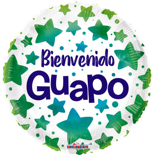 GLOBO METALICO 18" BEBE BIENVENIDO GUAPO