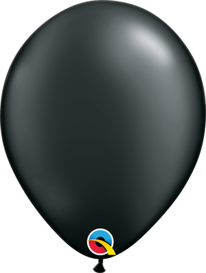 GLOBO DE LATEX 11" NEGRO ONYX NACARADO Ó PEARL ONYX BLACK