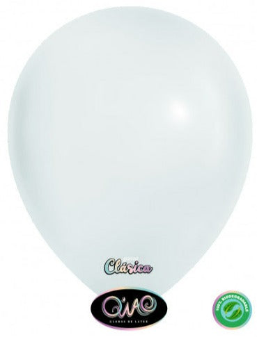 GLOBO DE LATEX 10" BLANCO