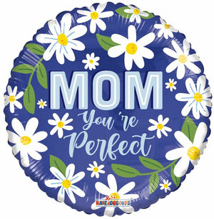 GLOBO METALICO 18 MAMÁ MOM YOU'RE PERFECT