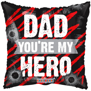 GLOBO METALICO 18 PAPA DAD YOU´RE MY HERO