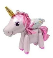 GLOBO UNICORNIO PEGASO CAMINANTE BLANCO