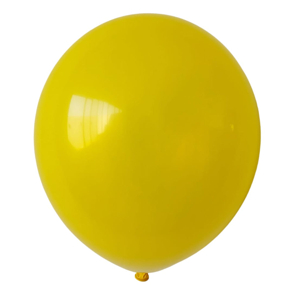 GLOBO DE LATEX 12" YELLOW O AMARILLO