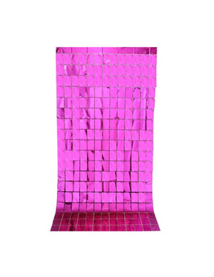 CORTINA METALICA 4D FUCSIA