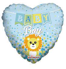 GLOBO METALICO 18" BEBE BABY BOY