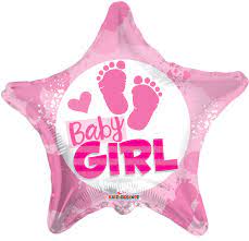 GLOBO 18" BEBE BABY GIRL