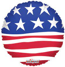 GLOBO METALICO 18" BANDERA