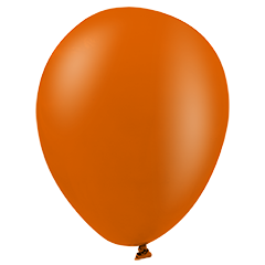 GLOBO DE LATEX 9" NARANJA