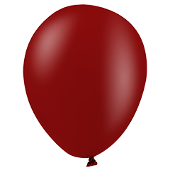 GLOBO DE LATEX 9" ROJO